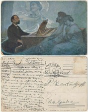 ILLUSTRATORE E. KOSA - VIAGG. 1914 -43118- na sprzedaż  Wysyłka do Poland