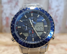 Navihawk Accurist UTC World Time Chrono temporizador alarme MB1032 JAPÃO Citizen Mov't comprar usado  Enviando para Brazil