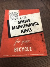 Simple maintenance hint for sale  NORWICH