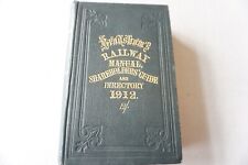 Antique 1912 bradshaws for sale  WATFORD