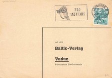 Używany, 134762) Wohlfahrt Switzerland Blg Pro infirmis (niepełnosprawni) 1944 n. Liechtenstein na sprzedaż  Wysyłka do Poland