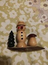 Vintage wooden snowman for sale  LANCASTER