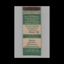 Matchbook cover united for sale  Raymond