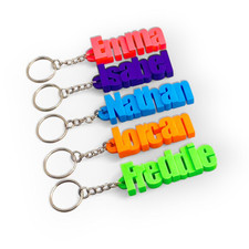 Chaveiro personalizado impresso em 3D - Bolsa de festa / Presentes / Etiquetas com nome / Escola comprar usado  Enviando para Brazil