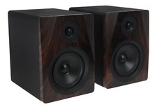 Par de alto-falantes Rockville APM5D 5,25" 250W ativo/alimentado monitor de estúdio madeira escura, usado comprar usado  Enviando para Brazil
