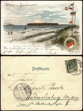 Litho helgoland gruss gebraucht kaufen  Ortrand