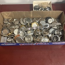 Gran Lote Estuches de Repuesto para Relojeros Piezas de Reparación Algunas Piezas de Reloj Art Deco A Granel segunda mano  Embacar hacia Mexico