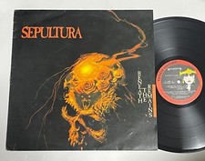 Sepultura - Beneath The Remains BRAZIL 1st press LP 1989 Estudio Eldorado comprar usado  Brasil 