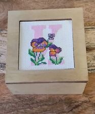 Cross stitch trinket for sale  DROITWICH