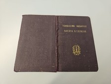 Tessera federazione nazionale usato  Milano
