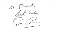 Simon groom autograph for sale  HIGH WYCOMBE