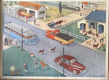 Affiche scolaire 1950s d'occasion  Montady
