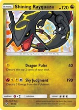 Shining rayquaza pokemon d'occasion  Expédié en Belgium