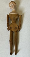Boneca Bisque Shackman Vintage, Rosto de Porcelana, Corpo de Madeira comprar usado  Enviando para Brazil