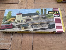 FALLER-ALEMANIA-HO-MODELO B103-DIORAMA FERROVIARIO PAISAJE-Estación de tren Schonblick  segunda mano  Embacar hacia Mexico