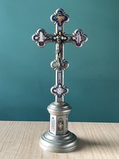 1931 Micro mosaico italiano crucifixo altar mesa cruz Roma 13” altura Roma Itália, usado comprar usado 1931 Micro mosaico italiano crucifixo altar mesa cruz Roma 13” altura Roma Itália, usado comprar usado  Enviando para Brazil