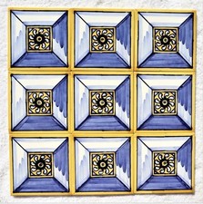 9 x azulejos portugueses 15 cm x 15 cm cada, nunca usados por volta da década de 1970 comprar usado  Enviando para Brazil