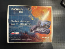Nokia n93 black for sale  LONDON