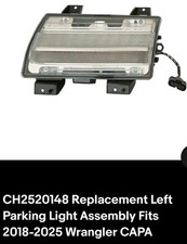 Usado, Conjunto de luz de estacionamento esquerda de substituição CH2520148 compatível com 2018-2025 Wrangler CAPA comprar usado Usado, Conjunto de luz de estacionamento esquerda de substituição CH2520148 compatível com 2018-2025 Wrangler CAPA comprar usado  Enviando para Brazil