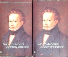 Zibaldone pensieri. 2vv usato  Italia
