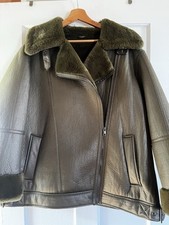 Green faux shearling for sale  WORCESTER