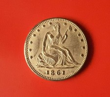 Half dollar 1861 usato  Cerveteri