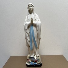 Vintage lourdes chalkware for sale  LEIGH-ON-SEA