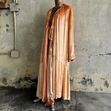 Casaco e blusa de veludo de seda cremosa laranja antiga década de 1920 vintage década de 1930, usado comprar usado  Enviando para Brazil