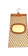 Usado, Raro Vintage Brooks Brothers Lona Couro Acentos Cabide de Viagem Estojo de Gravata comprar usado  Enviando para Brazil