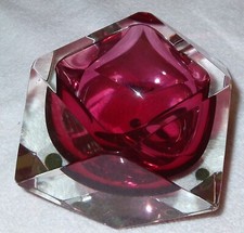 Murano crystal ashtray for sale  Brick