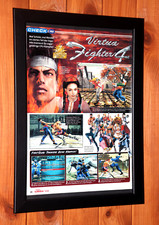 Virtua Fighter 4 PlayStation 2 SEGA Antigo Raro Promo Pequeno Pôster/Página de Anúncio Emoldurada comprar usado  Enviando para Brazil