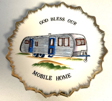 Usado, Placa vintage MCM 7" God Bless Our Mobile Home Trailer Park por Bradley Japão comprar usado  Enviando para Brazil