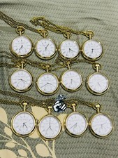 Usado, Relógios de bolso antigos masculinos, femininos Elgin bronze marinho lotes de 12 peças comprar usado  Enviando para Brazil