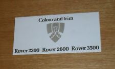 Rover 2300 2600 for sale  FAREHAM