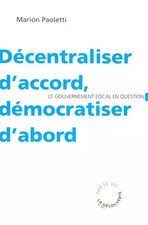 Décentraliser accord démocra d'occasion  France
