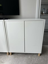 White storage cabinet for sale  TUNBRIDGE WELLS