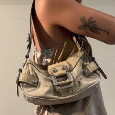 Bolsa de ombro vintage Y2K Guess bege monograma comprar usado  Enviando para Brazil