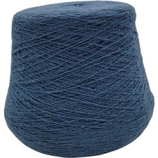 Usado, Vintage 1980 Phoenix Dye Works Cone de Fio Azul Lã Acrílica Mistura de Nylon comprar usado  Enviando para Brazil