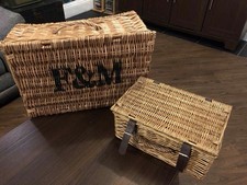 Wicker hamper basket for sale  CANNOCK