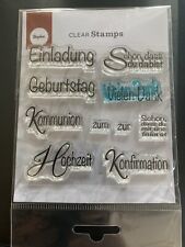 Rayher stempelset einladung gebraucht kaufen  Rühen