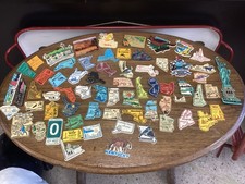 Lote de ímãs de geladeira vintage 50+ lembranças de estado e localização comprar usado  Enviando para Brazil