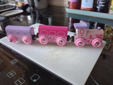 Bigjigs pink wooden for sale  ANTRIM