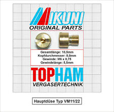 Original Mikuni Hauptdüse Typ VM11/22 / Original Mikuni main jet type VM11/22 comprar usado  Enviando para Brazil