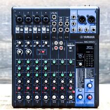 Yamaha MG10XU MG Series 10 canais "D-PRE" pré-amplificadores de microfone console de mixagem USB com caixa comprar usado  Enviando para Brazil