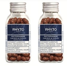 Suplementos dietéticos para cabelo e unhas Phyto Phytophanere 2x 120 cápsulas EXP 2027 comprar usado  Enviando para Brazil