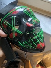 Led grusel maske gebraucht kaufen  Münster