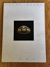 Lotus excel 1987 d'occasion  Expédié en Belgium