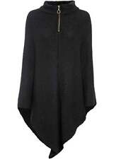Poncho fellimitat schwarz gebraucht kaufen  Deutschland