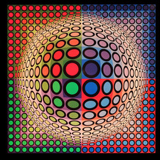 Victor vasarely cartella usato  Vergato