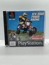 ATV Quad Power Racing PS1 PAL INGLÊS TESTADO E AUTÊNTICO Completo comprar usado  Enviando para Brazil